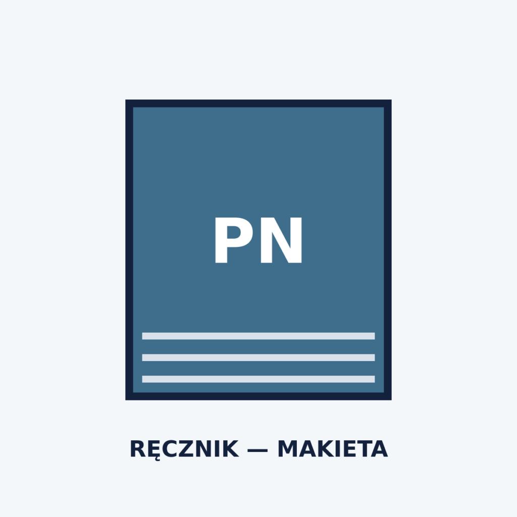Neutralna makieta ręcznika z inicjałami